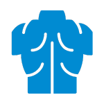 Icono de Espalda Sana, beneficio del entrenamiento AquaBOARD en AUA FIT Cali.