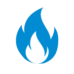 Icono de Máxima Quema de Calorías, beneficio del AquaBOARD en AUA FIT Cali.